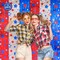 4th of July Decorations, Red White Blue 3 Pack America Star Tinsel Foil Fringe Curtains, Photo Booth Prop Streamer Backdrop for Independence Day, Memorial Day, Labor Day, Patriotic Party